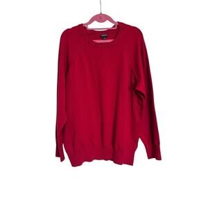 Torrid Red Sweater Size 2 (2X) Long Sleeve Soft Knit Crew Neck Casual Top
